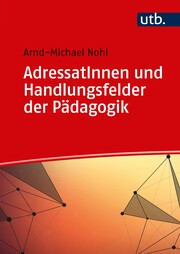 AdressatInnen und Handlungsfelder der Pädagogik - Cover