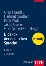 Didaktik der deutschen Sprache - Band 1 - Cover