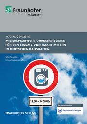 Milieuspezifische Vorgehensweise für den Einsatz von Smart Metern in deutschen Haushalten