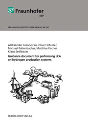 Guidance document for performing LCA on hydrogen production systems. - Cover