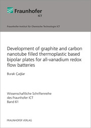 Development of graphite and carbon nanotube filled thermoplastic based bipolar plates for all-vanadium redox flow batteries.