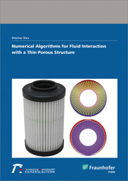 Numerical Algorithms for Fluid Interaction with a Thin Porous Structure