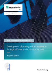 Development of plating process sequences for high efficiency bifacial c-Si solar - Cover
