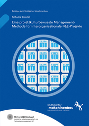 Eine projektkulturbewusste Management-Methode für interorganisationale F&E-Projekte - Cover