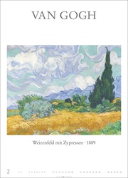 Poster Art Kalender 2025 - Monet Van Gogh Matisse Kandinsky - Abbildung 2