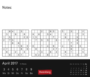 Sudoku 2017 - Illustrationen 1