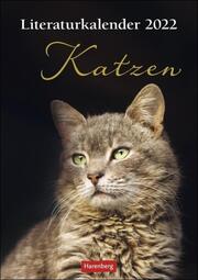 Literaturkalender Katzen 2022 - Cover