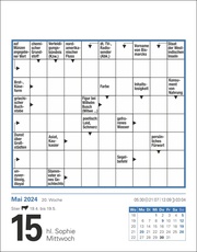 Kreuzworträtsel Tagesabreißkalender 2024 - Abbildung 9
