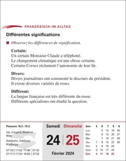 Französisch Sprachkalender 2024 - Abbildung 11