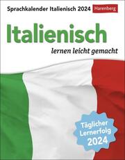 Italienisch Sprachkalender 2024 - Cover
