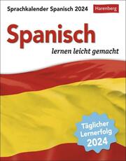 Spanisch Sprachkalender 2024 - Cover