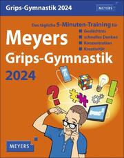 Meyers Grips-Gymnastik Tagesabreißkalender 2024 - Cover
