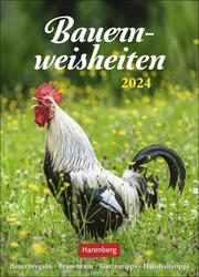 Bauernweisheiten - Wochenkalender 2024 - Cover