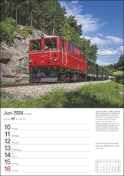 Eisenbahnen Wochenplaner 2024 - Illustrationen 5