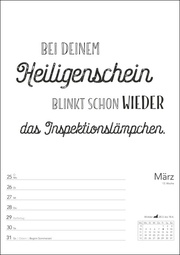 Typo-Sprüche-Kalender s/w Wochenplaner 2024 - Abbildung 2