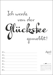 Typo-Sprüche-Kalender s/w Wochenplaner 2024 - Abbildung 6