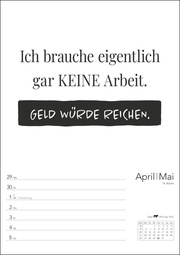 Typo-Sprüche-Kalender s/w Wochenplaner 2024 - Abbildung 7