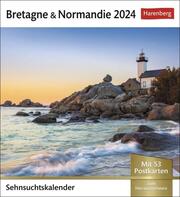 Bretagne & Normandie Sehnsuchtskalender 2024 - Cover