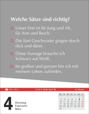 Duden Auf gut Deutsch - Wie viele Os hat der Zooologe? Tagesabreißkalender 2025 - Illustrationen 3