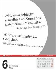 Duden Auf gut Deutsch - Wie viele Os hat der Zooologe? Tagesabreißkalender 2025 - Illustrationen 7