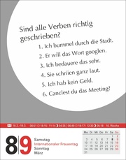 Duden Auf gut Deutsch - Wie viele Os hat der Zooologe? Tagesabreißkalender 2025 - Illustrationen 11