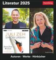 Literatur Tagesabreißkalender 2025 - Kulturkalender - Autoren, Werke, Hörbücher - Cover