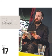 Literatur Tagesabreißkalender 2025 - Kulturkalender - Autoren, Werke, Hörbücher - Illustrationen 1
