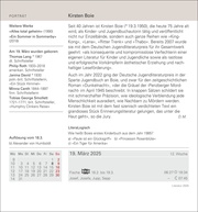Literatur Tagesabreißkalender 2025 - Kulturkalender - Autoren, Werke, Hörbücher - Abbildung 6