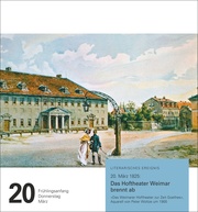 Literatur Tagesabreißkalender 2025 - Kulturkalender - Autoren, Werke, Hörbücher - Illustrationen 7