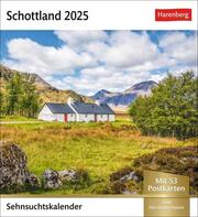 Schottland Sehnsuchtskalender 2025 - Wochenkalender mit 53 Postkarten