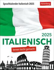 Italienisch Sprachkalender 2025 - Cover