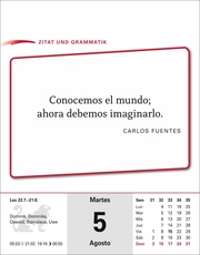 Spanisch Sprachkalender 2025 - Spanisch lernen leicht gemacht - Tagesabreißkalender - Abbildung 3