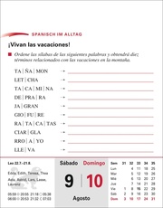 Spanisch Sprachkalender 2025 - Spanisch lernen leicht gemacht - Tagesabreißkalender - Abbildung 11