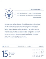 Steinbock Sternzeichenkalender 2025 - Abbildung 10
