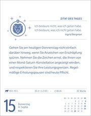 Löwe Sternzeichenkalender 2025 - Abbildung 10