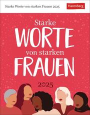 Starke Worte von starken Frauen Tagesabreißkalender 2025 - Cover