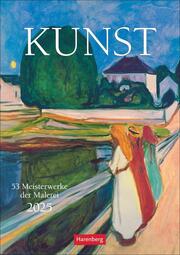 Kunst Wochen-Kulturkalender - 53 Meisterwerke der Malerei 2025 - Cover