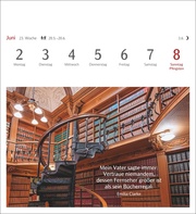 Die Welt der Bücher Postkartenkalender 2025 - Wochenkalender mit 53 Literaturpostkarten - Abbildung 4