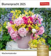 Blumenpracht Postkartenkalender 2025 - Cover