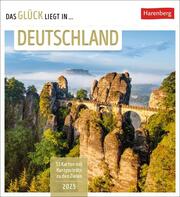 Das Glück liegt in Deutschland Postkartenkalender 2025 - Wochenkalender mit 53 Postkarten, 53 besondere Orte entdecken