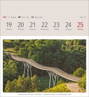 Das Glück liegt in Deutschland Postkartenkalender 2025 - Abbildung 1