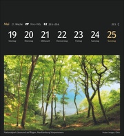Deutschlands Natur Postkartenkalender 2025 - Illustrationen 1