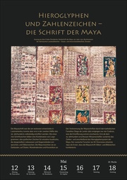 SPIEGEL GESCHICHTE Inka, Maya und Azteken Wochen-Kulturkalender 2025 - Illustrationen 2