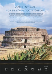 SPIEGEL GESCHICHTE Inka, Maya und Azteken Wochen-Kulturkalender 2025 - Illustrationen 3