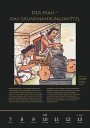SPIEGEL GESCHICHTE Inka, Maya und Azteken Wochen-Kulturkalender 2025 - Illustrationen 10