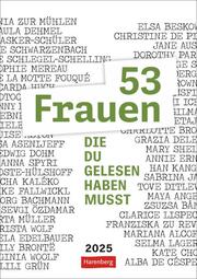 53 Frauen, die du gelesen haben musst Wochen-Kulturkalender 2025 - Cover