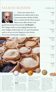 Der literarische Küchenkalender Wochenkalender 2025 - Illustrationen 5
