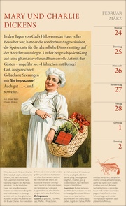 Der literarische Küchenkalender Wochenkalender 2025 - Illustrationen 6