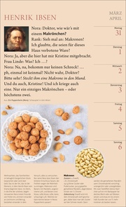 Der literarische Küchenkalender Wochenkalender 2025 - Illustrationen 11