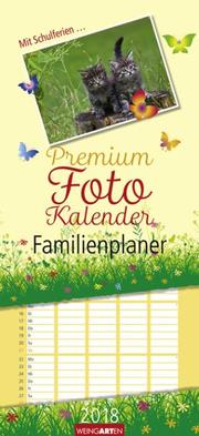 Premium Fotokalender Familienplaner 'Wiese' 2018